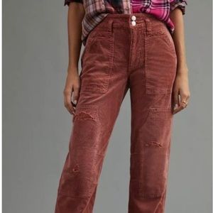 Rust Pilcro by Anthropologie Cords/Pants Size 32-Rust color NWT